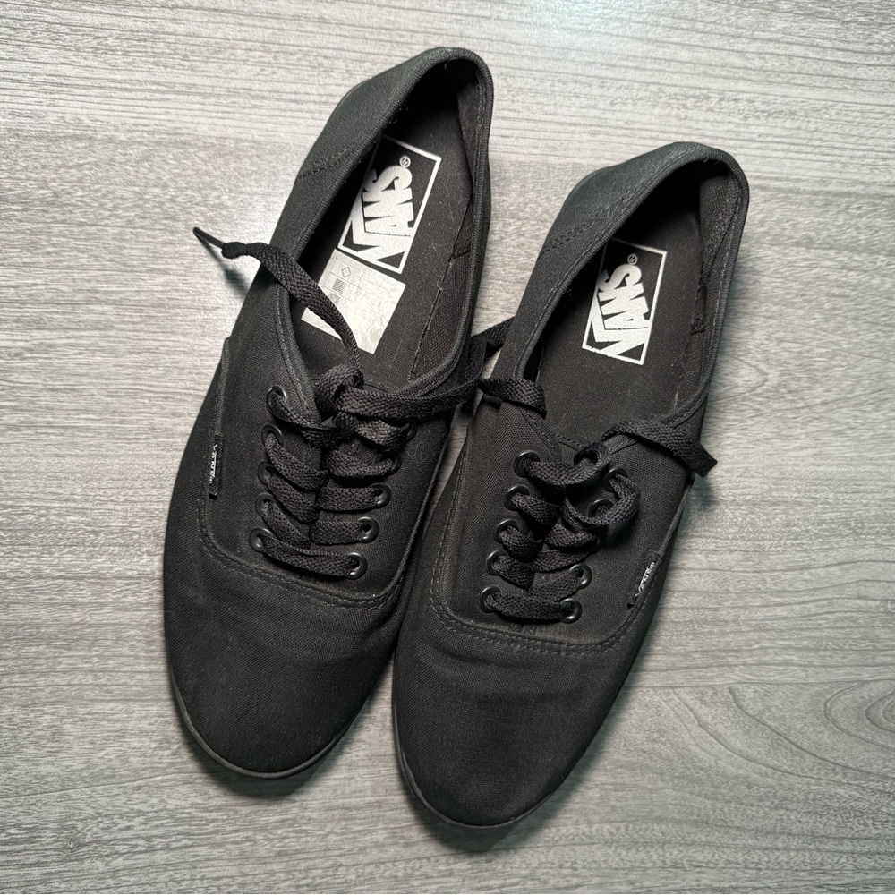 Vans Black Canvas Sneakers